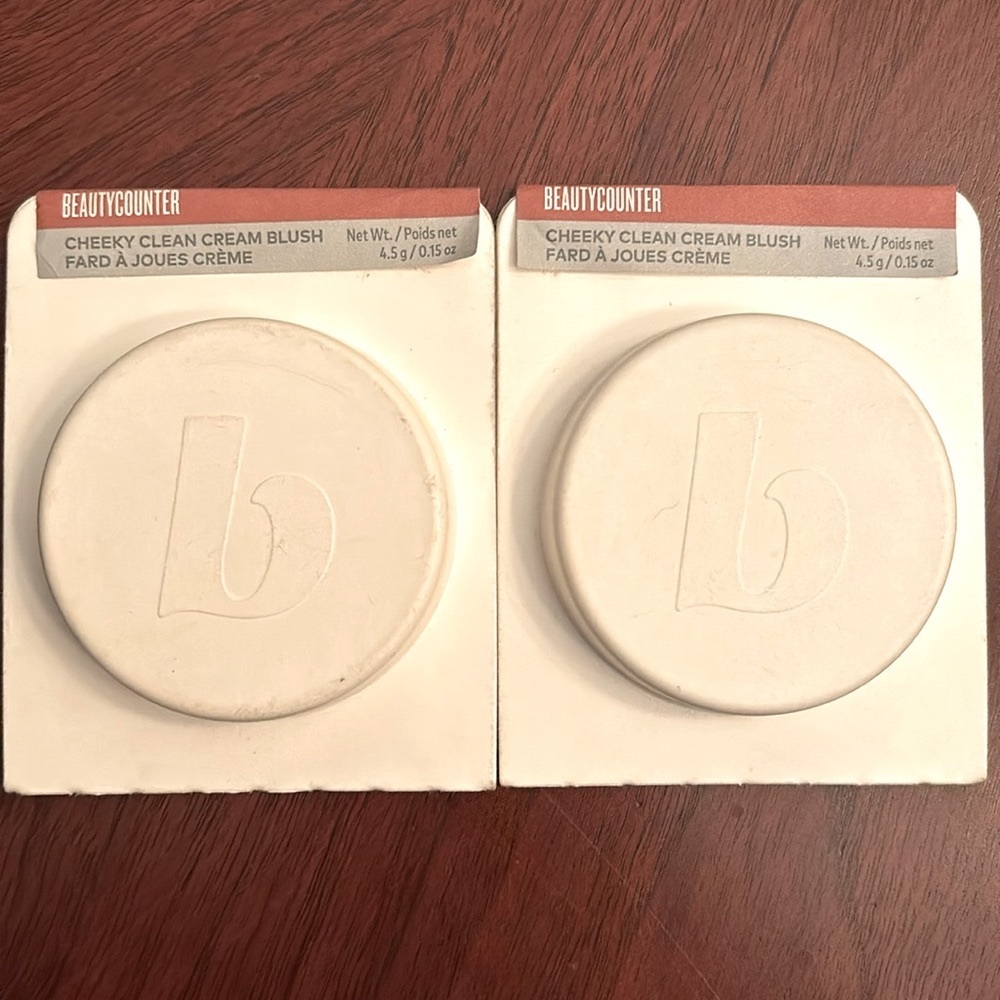 2 BEAUTYCOUNTER Lychee Cheeky Clean Cream Blush refills!